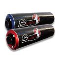 SILENCIADOR BLAZE de CARBONO tapa ROJA/ZUL